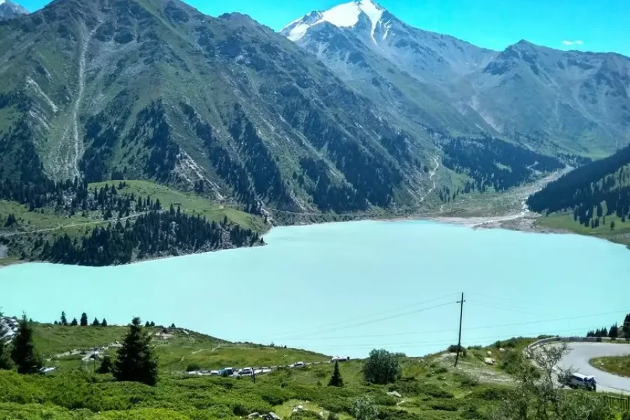 панорама БАО горы Заилийский Алатау Алматы