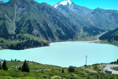 панорама БАО горы Заилийский Алатау Алматы